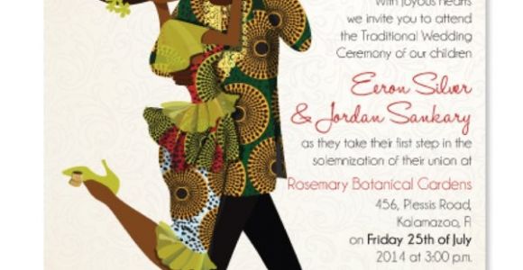 Nigerian Wedding Invitation Template Awesome African Traditional Wedding Invitation Cards