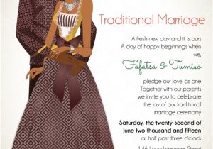 Nigerian Wedding Invitation Template Awesome African Traditional Wedding Invitation Cards