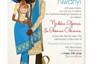Nigerian Wedding Invitation Template Invitations Cards for Traditional Wedding Invitationsjdi org