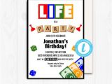 Night Party Invitation Template Game Night Invitation Birthday Invitation Board Game
