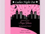 Night Party Invitation Template Ladies Night Out Invitation Editable Template Microsoft
