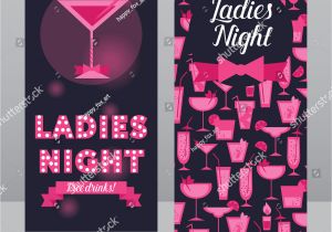 Night Party Invitation Template Template Ladies Night Party Flyer Bachelorette Stock