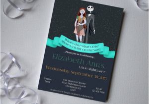 Nightmare before Christmas Baby Shower Invitations Free Download Nightmare before Christmas Baby Shower by Paperwillowdesigns