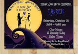 Nightmare before Christmas Baby Shower Invitations Templates Free Nightmare before Christmas Baby Shower Party Invitation