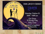 Nightmare before Christmas Baby Shower Invitations Templates Free Nightmare before Christmas Baby Shower Party Invitation