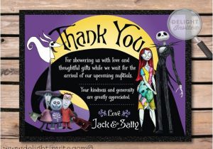 Nightmare before Christmas Bridal Shower Invitations Nightmare before Christmas Bridal Shower Thank by
