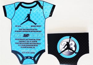 Nike Jordan Baby Shower Invitations Eccentric Designs by Latisha Horton New Air Jordan