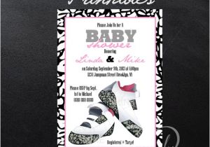Nike Jordan Baby Shower Invitations Printable Jordan Jumpman Inspired Baby Shower by Lovinglymine