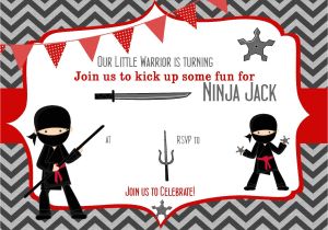 Ninja Birthday Invitation Template Free Pin by Bagvania Invitation On Bagvania Invitation Ninja