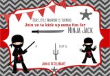 Ninja Party Invitation Template Pin by Bagvania Invitation On Bagvania Invitation Ninja
