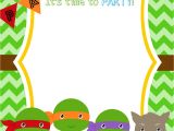 Ninja Turtle Birthday Invitation Template Free Free Printable Ninja Turtle Birthday Party Invitations