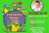 Ninja Turtle Birthday Invitation Template Free Ninja Turtle Birthday Party Invitations Free Invitation