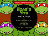 Ninja Turtle Birthday Invitation Template Free Printable Invitation Teenage Mutant Ninja Turtles by