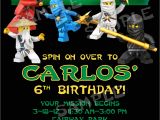 Ninjago Birthday Invitation Template Free Ninjago Birthday Invitations