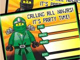 Ninjago Birthday Invitation Template Free Ninjago Party Invites Free Printable Lego Ninjago Birthday