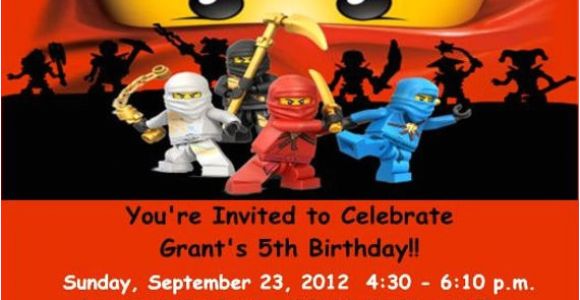 Ninjago Party Invitation Template 40th Birthday Ideas Birthday Invitation Templates Ninjago