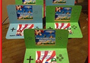 Nintendo Party Invitations Nintendo Ds Invitations I Made for My sons Super Mario