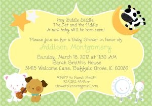 Nursery Rhyme Baby Shower Invitations Nursery Rhymes Baby Shower Invitation Printable by