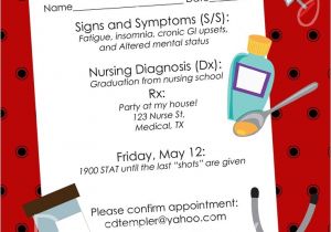 Nursing Graduation Party Invitations Templates 6 Best Of Free Printable Nursing Invitations