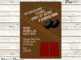 Obstacle Course Birthday Party Invitations Obstacle Course Birthday Party Invitation Invite by