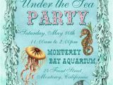 Ocean theme Party Invitations Under the Sea Birthday Party Invitations Eysachsephoto Com