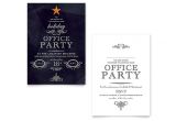 Office Christmas Party Invitation Template Office Holiday Party Invitation Template Design