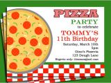 Office Pizza Party Invitation Template Pizza Party Invitation Printable or Printed with Free Shipping