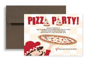 Office Pizza Party Invitation Template Pizza Party Video Game Birthday Invitation Design 7×5 In