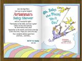 Oh the Places You Ll Go Baby Shower Invitations Dr Seuss Oh Baby Places You Ll Go Baby Shower Invitation
