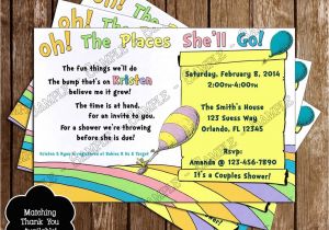 Oh the Places You Ll Go Baby Shower Invitations Novel Concept Designs Oh the Places You Ll Go Baby