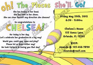 Oh the Places You'll Go Birthday Invitation Template Free Novel Concept Designs Doctor Seuss Oh the Places You 39 Ll