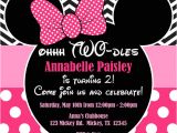 Oh Twodles Birthday Invitation Template the 25 Best Minnie Mouse Birthday Invitations Ideas On