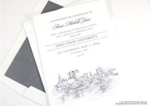Ohio State Graduation Party Invitations Ohio State University Graduation by Magicwanduniversity On