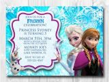 Olaf Birthday Invitation Template Frozen Birthday Invitation Queen Elsa Princess Anna