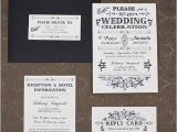 Old Fashioned Wedding Invitation Template Old Fashioned Typography Wedding Set Diy Wedding