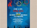 Olympic Birthday Party Invitations Free Items Similar to Sale Olympic Games Party Invitation