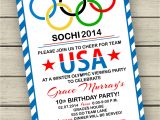 Olympic Birthday Party Invitations Free Printable Olympic Party Invitation