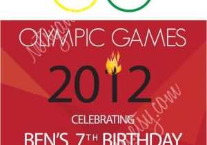Olympic Birthday Party Invitations Printable Olympic Birthday Invitation by Netsyandcompany On Etsy