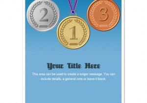 Olympic Party Invitation Template Olympic Medals Invitations Cards On Pingg Com
