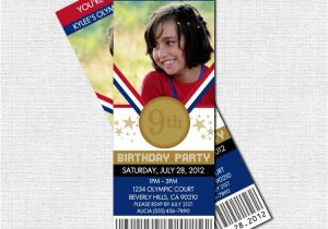 Olympic Party Invitations Lighting