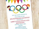 Olympic Party Invitations Olympic Party Invitation Olympics Birthday Invitation Digial