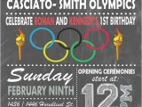 Olympics Birthday Party Invitations Olympic themed Invitation Digital or Printed Option