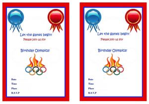 Olympics Party Invitations Printable Olympics Birthday Invitations Birthday Printable