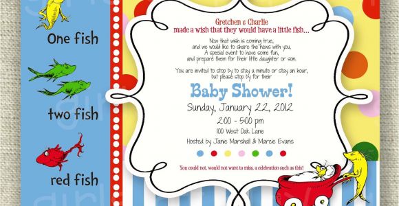 One Fish Two Fish Baby Shower Invitations E Fish Two Fish Baby Shower Invitations