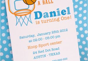 One Page Birthday Invitation Template Diy Printable Invitation Card Basketball Birthday Party