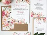 One Page Responsive Wedding Invitation Template Spring Wedding Invitations Blush Pink Wedding Invitations