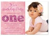 One Year Old Birthday Quotes for Invitations 1st Birthday and Baptism Invitations 1st Birthday and