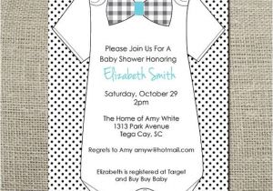 Onesie Baby Shower Invitations for Baby Boy Pinterest Discover and Save Creative Ideas