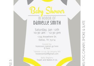 Onesies Baby Shower Invitations Esie Baby Shower Invitation
