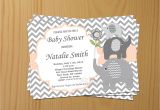 Online Editable Baby Shower Invitations Editable Baby Shower Invitation Elephant Baby Shower